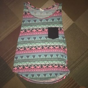 Pink tank top with free bandeau!